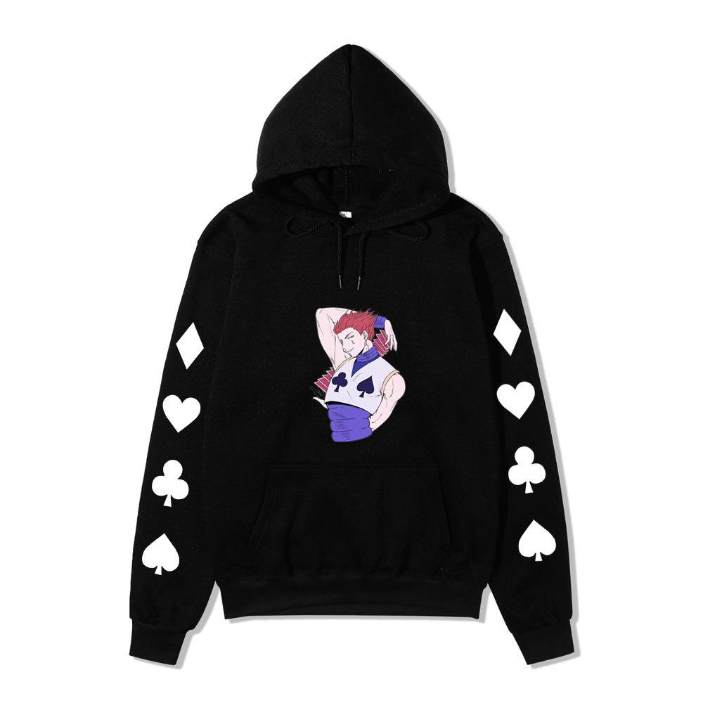 Hunter X Hunter Hisoka Anime Print Hoodie Unisex Casual Streetwear Long Sleeve Sports Pullover Sweatshirt