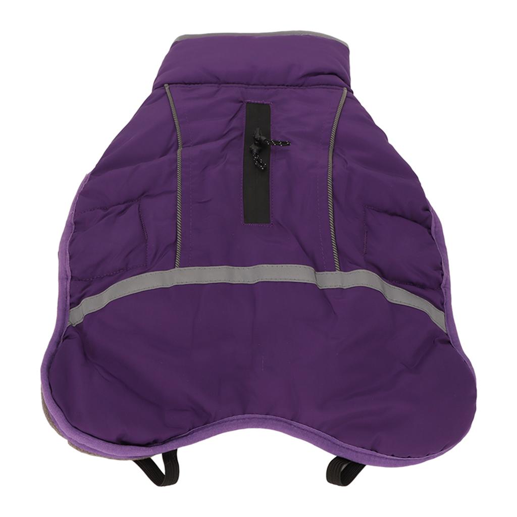 Dog Winter Coat Warm Reflective Waterproof Adjustable Soft Thick Padded Dog Jacket for Small Medium