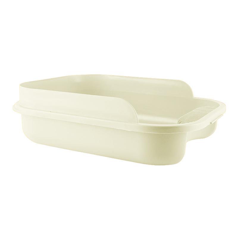 

Portable Semi-closed Cat Litter Box Splash-proof Deodorant Pet Toilet Pet Cat Cleaning Supplies Small (42 29 13cm)