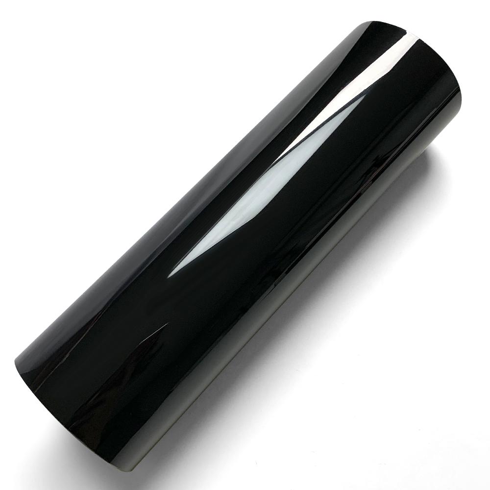 Car Stickers PET Motorcycle Accessories Glossy Black Wrap Vinyl Car Film Covering Motorcycles Sticker Adhesive Automotive Helmet