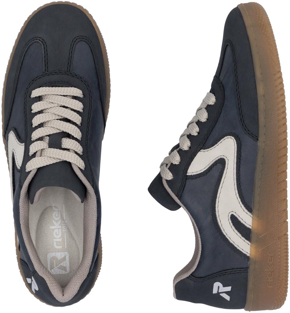 Кроссовки Rieker Low-Top Sneaker (M5512) navy/white
