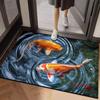 Tapis de porte absorbant pour salle de bain, toilettes, antidérapant et résistant à l'usure