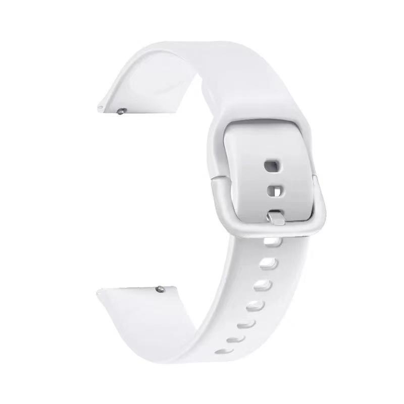 For Samsung Galaxy Active 2 40mm 44mm Smartklokkereim Silikon 20mm Sportsarmbånd For Galaxy Watch 42mm/3 41mm/Gear S2 Reim