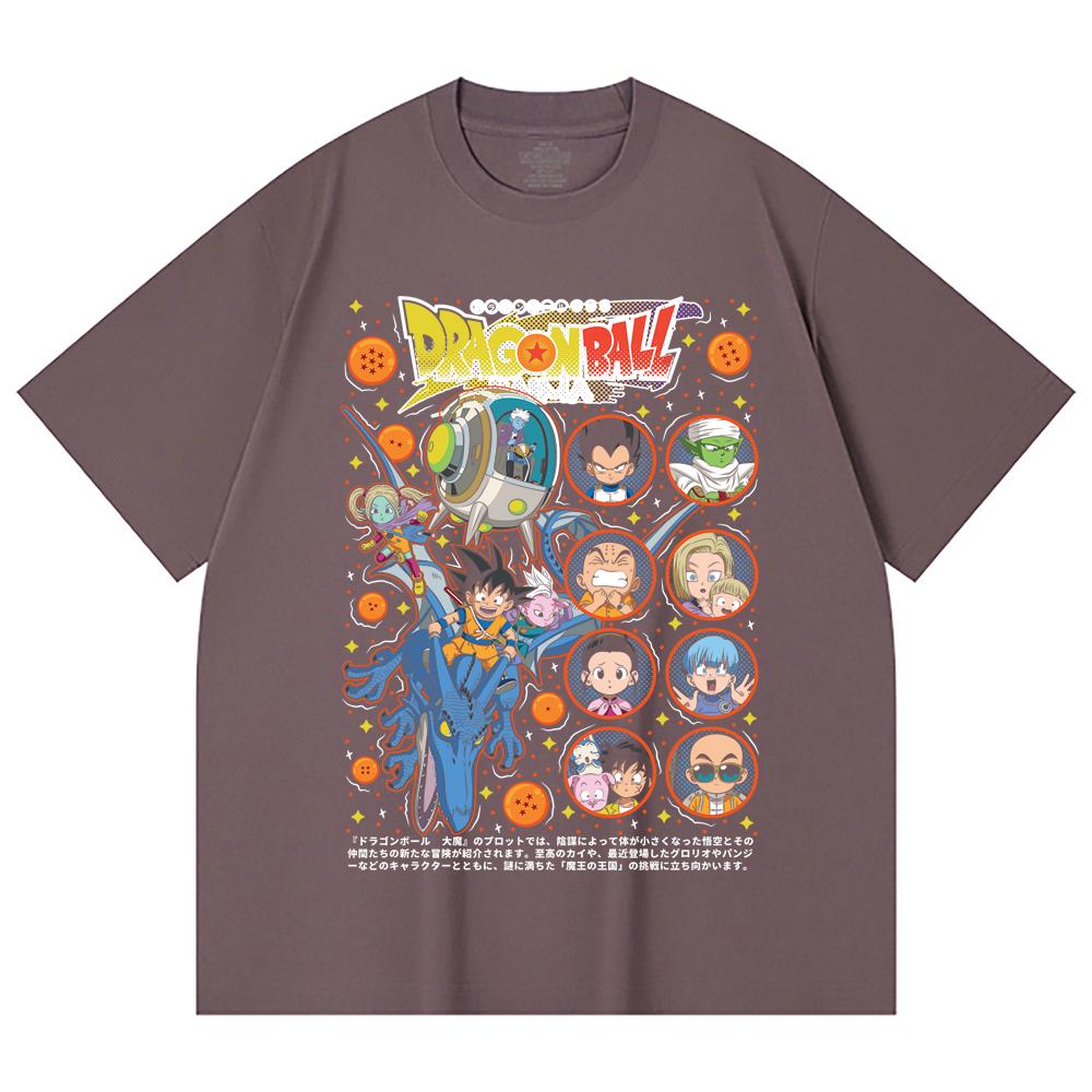 230 Gsm 100% Cotton Dragon Ball V31 Daima Print Unisex Heavy Cotton T Shirt