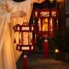 New Year DIY Spring Festival Lanterns Luxury LED Luminous Wooden Lanterns  Festival Decorations