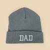 Autumn And Winter Simple Curling Embroidery Parents Letter Knitted Hat Men And Women Warm Personality Casual Pullover Hat