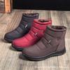 Cotton Shoes Casual Low Tube Flat Heel Cotton Shoes Winter Short Snow Boots Female Large Size Medium Boots