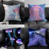 Jellyfish Fashion Cushion Cover Pillowcase Ultra Soft Skin Friendly Fabric Cloud Like Comfort Concealed Zipper