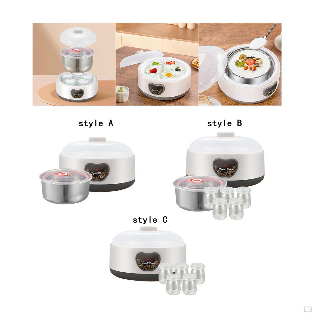 Automatyczna maszyna do jogurtu 1,2 l, domowa, cicha, wielofunkcyjna