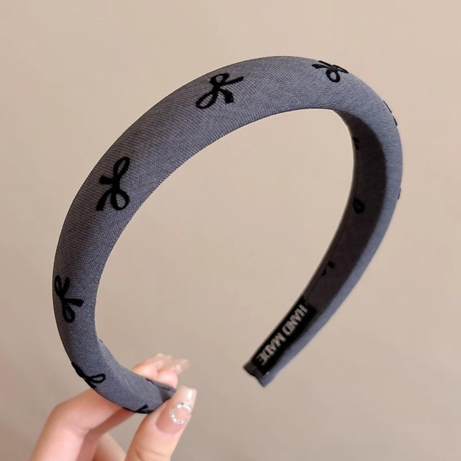 

Non- Toothed Headband For Pressing Bangs And Broken Hair, Black And Brown Face Washing Hair Accessories For Women One Size зелёный