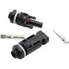 HFHYDZSW 10 Pairs M12 Solar Panel Mount Connector Solar PV Panels Coupler Connectors for Combiner Box with Rear to Put in Frame
