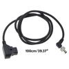 D-Tap to Locking DC2.1/2.5mm Monitors Straight Cable Power Cable for Atomos Video Assists Monitors Accesories