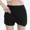 Y2K Mini Shorts Skirt Side Slit Skirt with Safety Shorts Fashion Women's A-line Culottes  Club