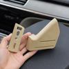 Beige Driver‑Side Seat Side Trim Panel Cover, 2‑Piece Replacement Set for F‑150 9L3Z1661693CA , Repairs Worn Front Left Seat Interior Trim