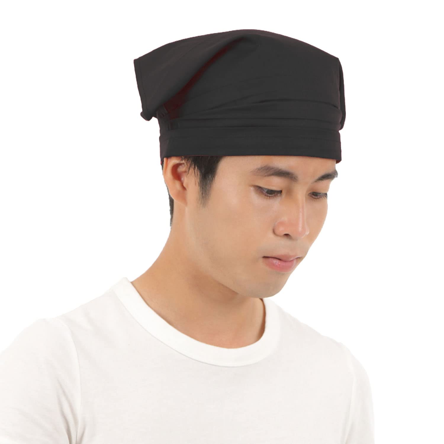 [režim úsmevu] Štýlová a jednoduchá trojuholníková bandana na suchý zips do kuchyne. Ideálne ako zástera do práce, na kurzy varenia, na domáce použitie alebo do kaviarní. Ľahké na black