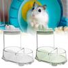 Large Capacity Pet Feeding Bowl Automatic Hamster Feeder  for Small Animals