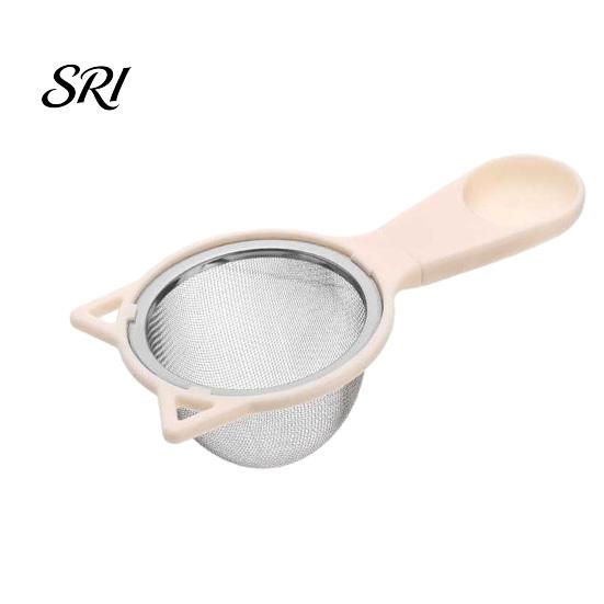 Food Grade Stainless Steel Sifter Strainer Spoon Fine Mesh with Long Handle Sieve Tool Baking Handheld Kitchen for Flour Powdered Sugar Cocoa