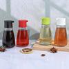 Glass Oil Vinegar Dispenser with No-Drip Pour Spout 150ml Clear Oil Sprayer for Soy Sauce Cooking Oil Easy-Fill Wide Mouth Kitchen Tool for Salads