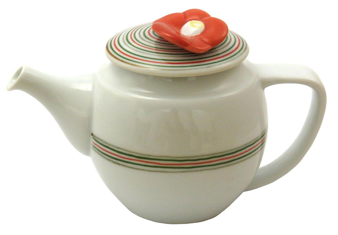 

Hasami ware kiln Komaji camellia pot Sen emon кремовый