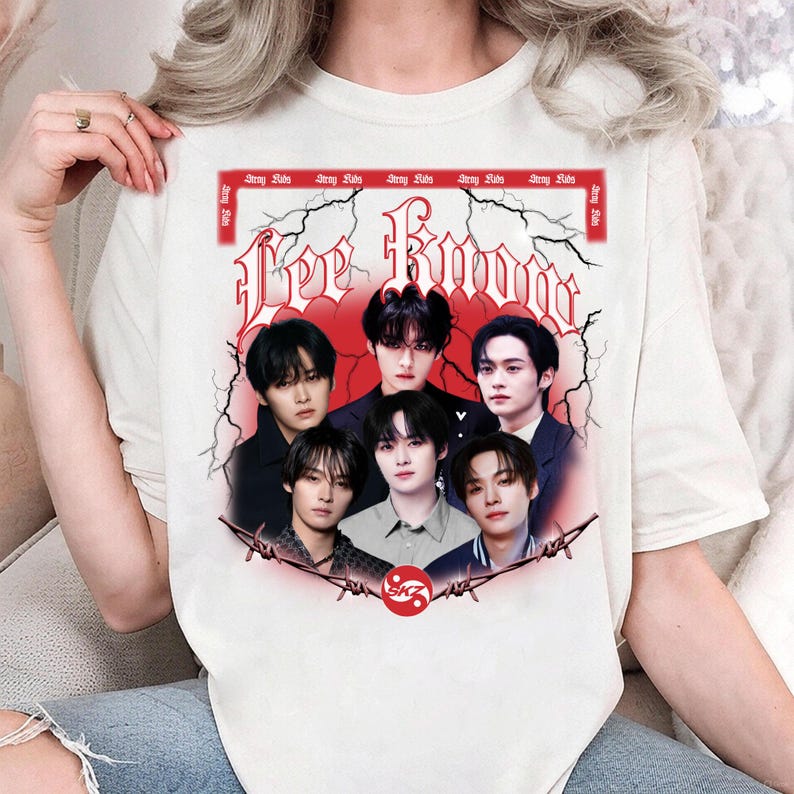 Retro Lee Know Stray Kids Kpop T-shirt, Stray Kids Karma Album Shirt, Stray Kids Ceremony Shirt, Stray Kids Dominate SKZOO World Tour 2026
