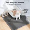 Double-Layer Cat Litter Mat with Anti-Scratch and Sand Control