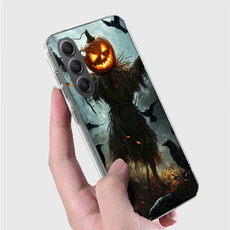 

Halloween Pumpkin Man is Here Phone Case for Samsung A16 A26 A36 A56 A17 A37 A57 A07 A06 A02S A03 A04S A05S Galaxy Note 20 10 A5 Samsung A71 4G