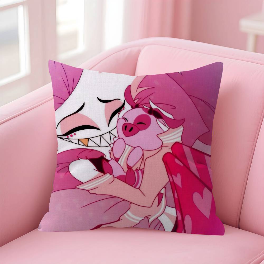 Anime Hhazbin Hhotel Angel Dust Personalisierte Kissenhülle Kinderzimmer Wilde Party Dekor Kissenbezug Kind Geburtstag Dusche Geschenk