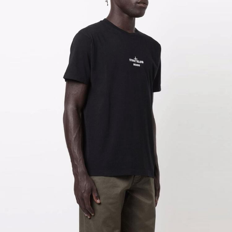 STONE ISLAND Logo Printed Crewneck T-Shirt 75152NS91-V0029