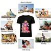 Anime Girl Group Print Long Sleeve Top Trendy E-sports Style Loose Casual Unisex Tee Pure cotton T-shirt