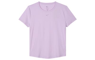 T Shirts Women's Purple Crew Neck Moderate Straight Fit FN2799-512