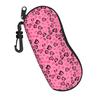 Leopard Print Heart Gift for Boyfriends Glasses Case Men Women Travel Box Valentines Day Reading Storage Box Ins Glasses Box