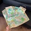 New 71 * 71cm Korean version small square scarf women's silk scarf spring and summer thin sunscreen scarf neck protection tied bag headband scarf