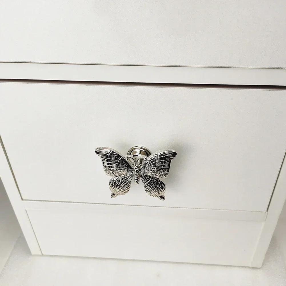 Cabinets Pulls Drawer Handles Butterfly Shape Handles Zinc alloy Kitchen Cabinet Knobs Door Knob Furniture Drawer Hardware