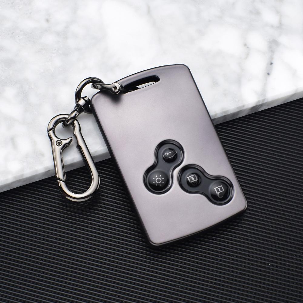 

Для Renault Clio Laguna Koleos Megane Fluence Zoe Scenic Captur Card 4 кнопки чехол для автомобильного ключа чехол для дистанционного ключа из ТПУ Set 4