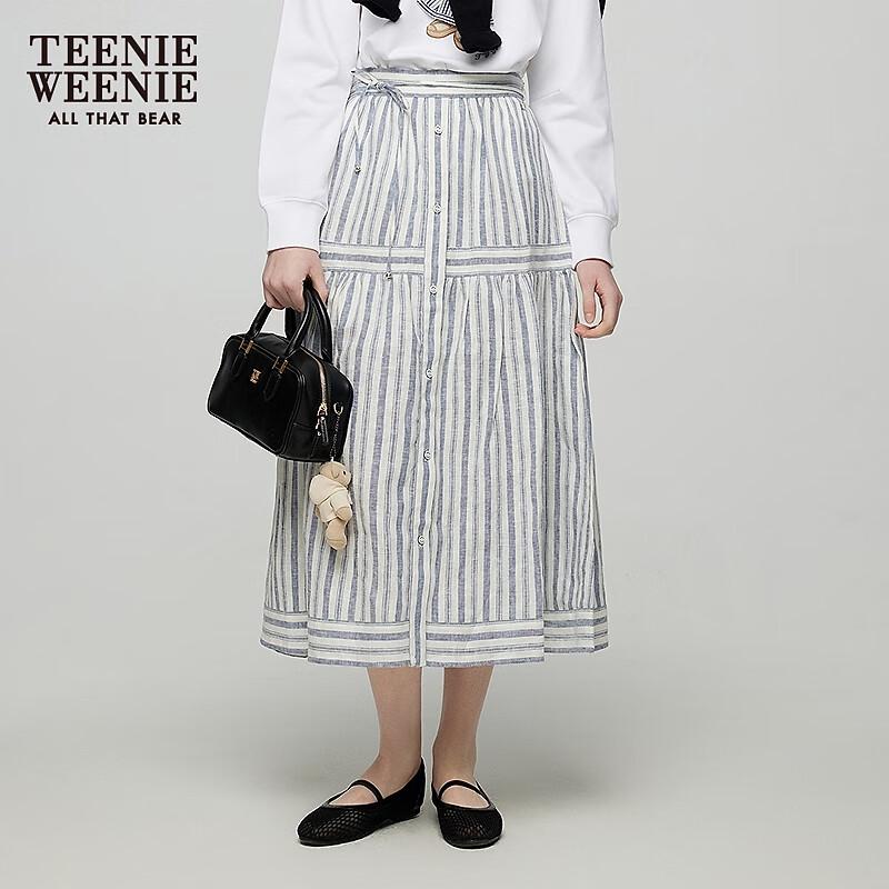 Teenie Weenie Women's Striped A-line Skirt