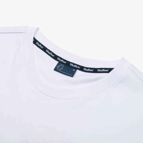 KHALHON Chain Stitch T-Shirt (White)