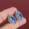 Faceted Tanzanite Quartz Earring Natural Gemstone Earrings 925 Sterling Silver Earring Vintage Dainty Jewelry Handmade Earring Gifts For Her