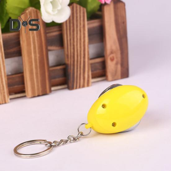 Shocking Duck Keychain LED Light Key Ring for Pranks Funny Gadget Novelty Electric Key Chain Portable Joke Toy Great Gift for Friends Coworkers