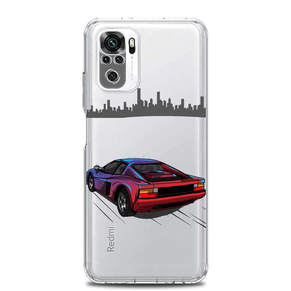 Japan JDM Drift Sportwagen Neue Quadratische Klare Handyhülle Für Xiaomi Redmi Note 12 11 9S 9 8 10 Pro+ 7 8T 9C 9A 8A K40 Gaming Hülle