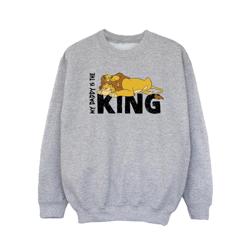 Disney Mädchen-Sweatshirt „Der König der Löwen – Papa ist König“.