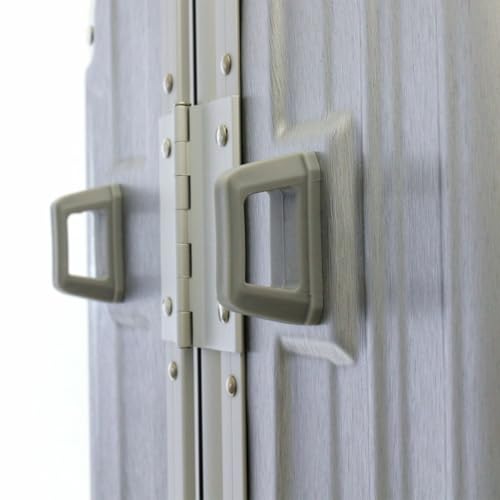 [Sifre] TRIDENT TRI1030 Hard Suitcase, Aluminum-Look, 33L, 3.8kg, Silver, Made In Japan with a 5-Year Warranty.