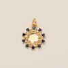 European and American DIY handmade small pendant accessories, heart-shaped horseshoe pendant, gold-plated color preservation