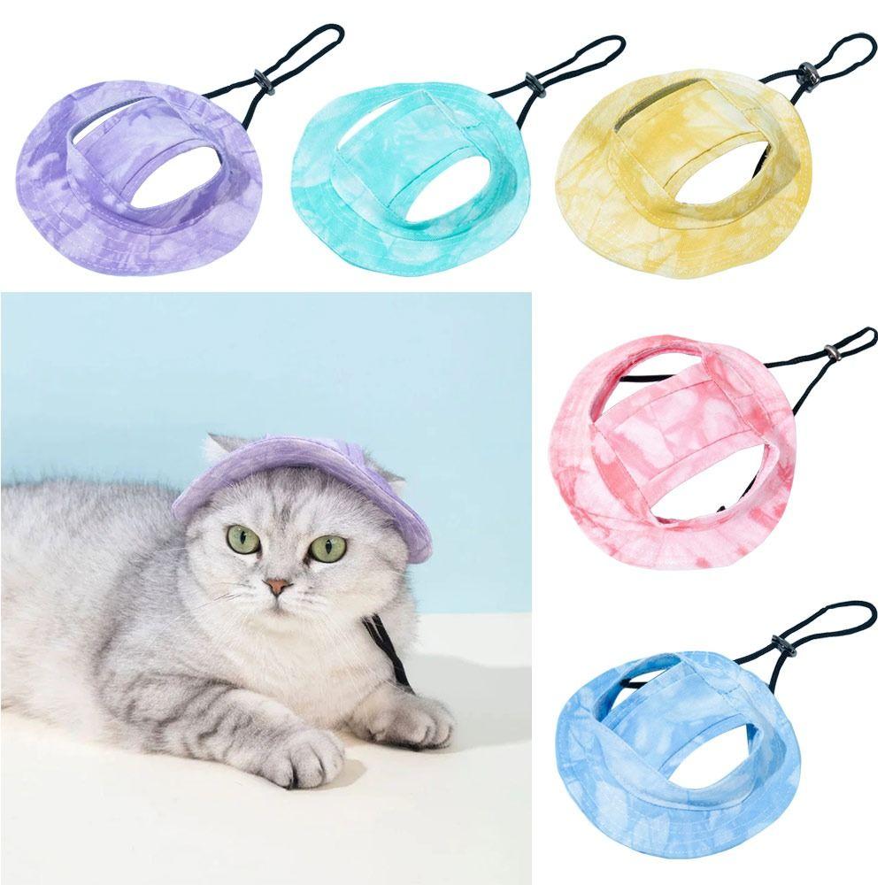 Breathable Dog Bonnet Cap Lightweight Puppy Sunscreen Hat Fashion Dog Sun Hat  Pet Supplies