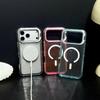 Magnetic Glitter Lens Holder Case for Apple iPhone 14/15Pro/16/17Promax