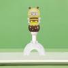 Kids' U-Shaped Toothbrush, Soft Bristle Silicone Brush for Ages 1-12, Cute Bee Handle