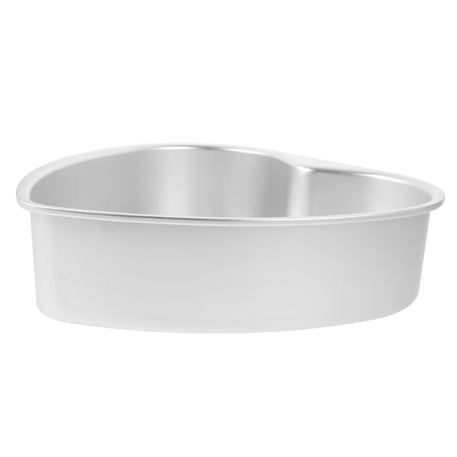 

Форма для торта в форме сердца Удобная выпечка DIY Товары для выпечки Формочки для желе Мини-форма для кексов Сыр Антипригарное устройство Алюминиевые сплавы серебряный