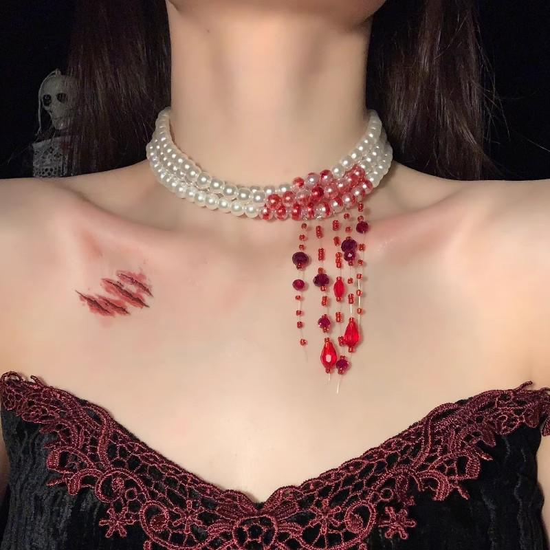 Elegant Stacked Pearl Necklace for Women - High-End Autumn/Winter Accessory with a Stylish Sweater Chain Design