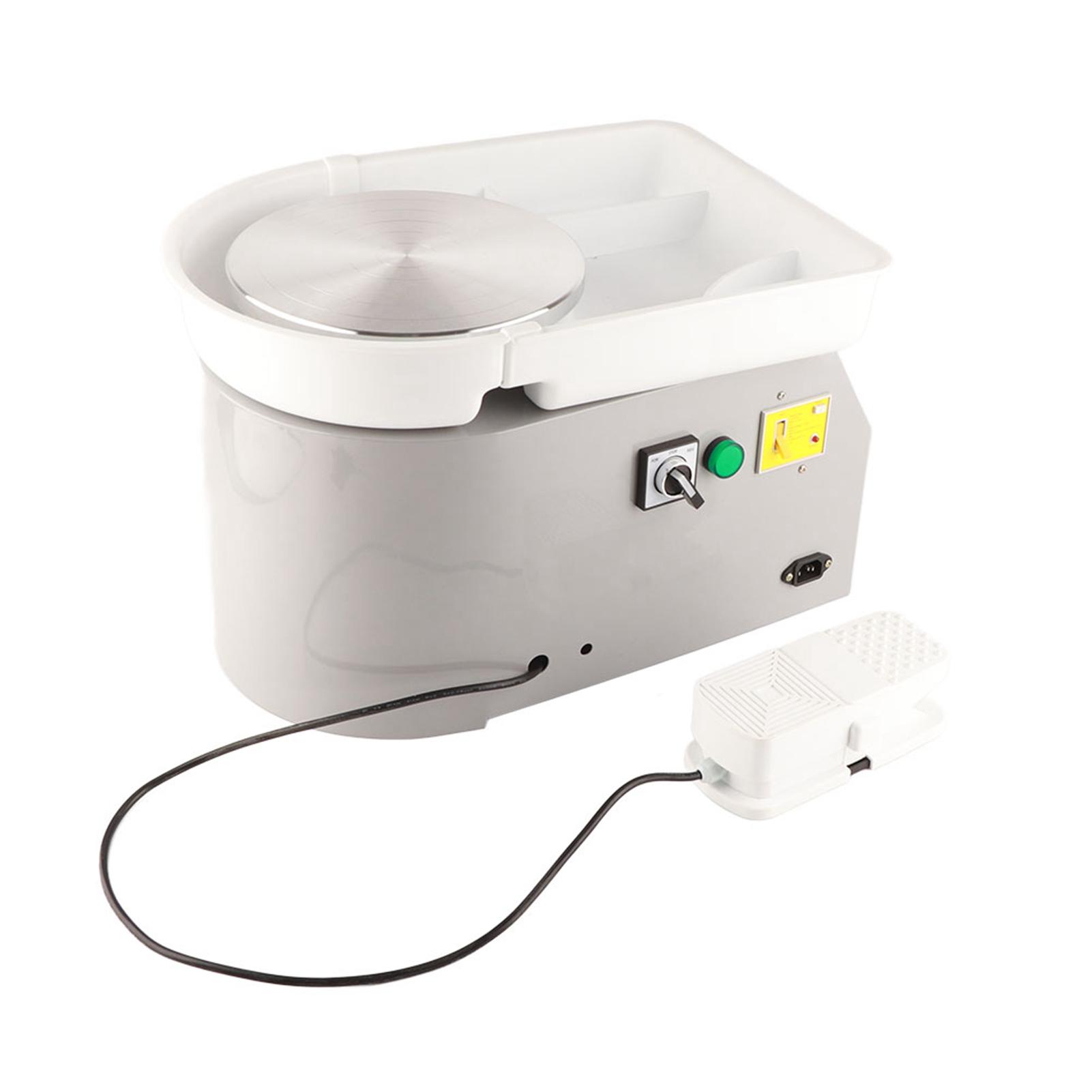 

Электрический гончарный круг, керамическая машина, педальный инструмент для керамики, 350 Вт, синий UK Plug