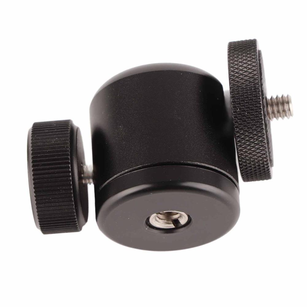 1/4 Inch Hot Shoe Camera Tripod Ball Head Panoramic Tripod Mount  for DSLR Camera