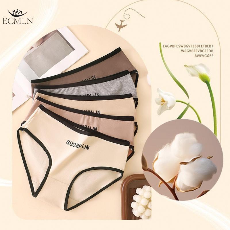 Cotton Women's Underwear Extended Crotch Comfortable Breathable Anti-chafing Ladies' Triangle Panties Home Leisure Briefs